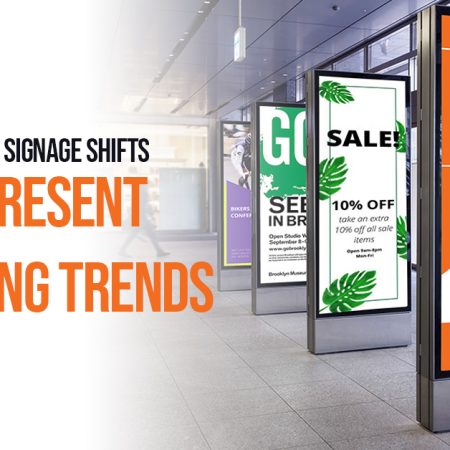 How digital signage shifts the present marketing trends