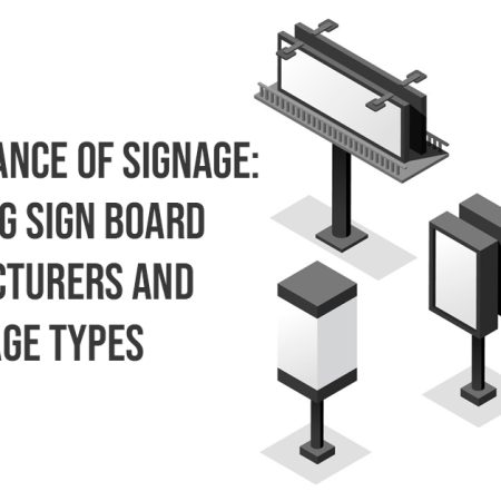The Significance of Signage Exploring Sign Board Manufacturers and Signage Types