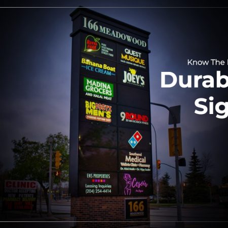 Know The Materials Used for Durable Pylon Signage
