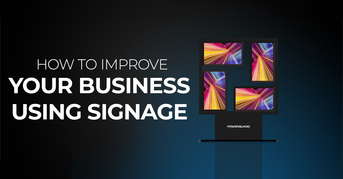 how to improve your business using signage